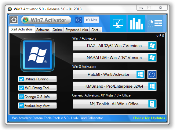 download activator windows 7
